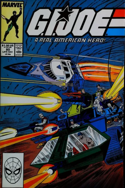 G.I. JOE: A REAL AMERICAN HERO (1982) #80 - Marvel - lecubeacomics.com Couverture de G.I. JOE: A REAL AMERICAN HERO (1982) #80 - par Bob McLeod - lecubeacomics.com