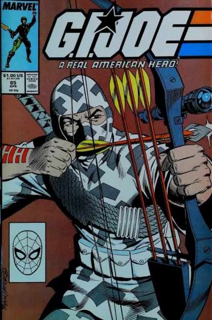 G.I. JOE: A REAL AMERICAN HERO (1982) #85 - Marvel - lecubeacomics.com Couverture de G.I. JOE: A REAL AMERICAN HERO (1982) #85 - par Bob McLeod - lecubeacomics.com