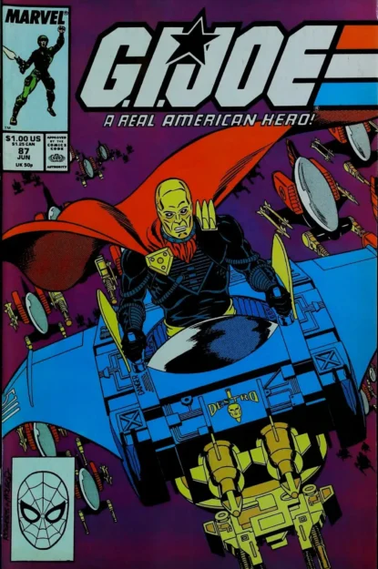 G.I. JOE: A REAL AMERICAN HERO (1982) #87 - Marvel - lecubeacomics.com Couverture de G.I. JOE: A REAL AMERICAN HERO (1982) #87 - par Bob McLeod - lecubeacomics.com