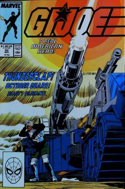 G.I. JOE: A REAL AMERICAN HERO (1982) #92 - Marvel - lecubeacomics.com Couverture de G.I. JOE: A REAL AMERICAN HERO (1982) #92 - par Bob McLeod - lecubeacomics.com