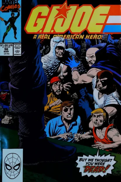 G.I. JOE: A REAL AMERICAN HERO (1982) #98 - Marvel - lecubeacomics.com Couverture de G.I. JOE: A REAL AMERICAN HERO (1982) #98 - par Lee Weeks - lecubeacomics.com