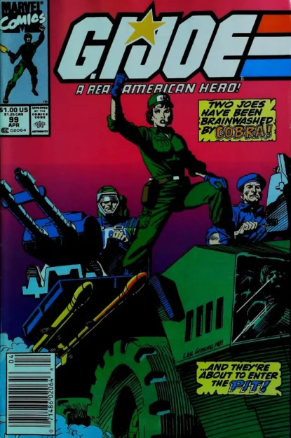 G.I. JOE: A REAL AMERICAN HERO (1982) #99 - Marvel - lecubeacomics.com Couverture de G.I. JOE: A REAL AMERICAN HERO (1982) #99 - par Lee Weeks - lecubeacomics.com