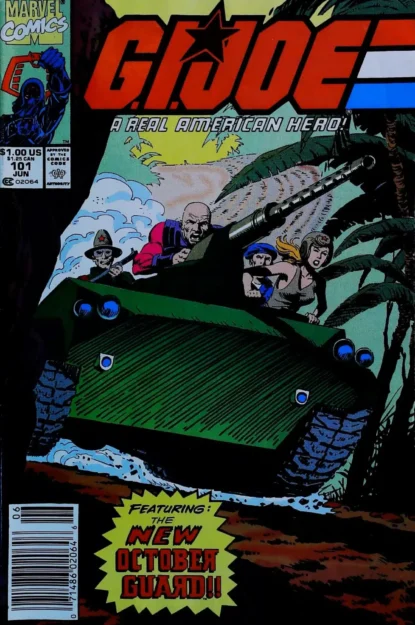 G.I. JOE: A REAL AMERICAN HERO (1982) #101 - Marvel - lecubeacomics.com Couverture de G.I. JOE: A REAL AMERICAN HERO (1982) #101 - par Lee Weeks - lecubeacomics.com