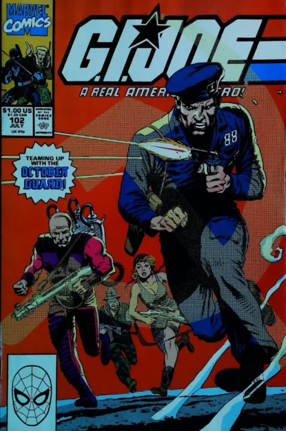 G.I. JOE: A REAL AMERICAN HERO (1982) #102 - Marvel - lecubeacomics.com Couverture de G.I. JOE: A REAL AMERICAN HERO (1982) #102 - par Lee Weeks - lecubeacomics.com