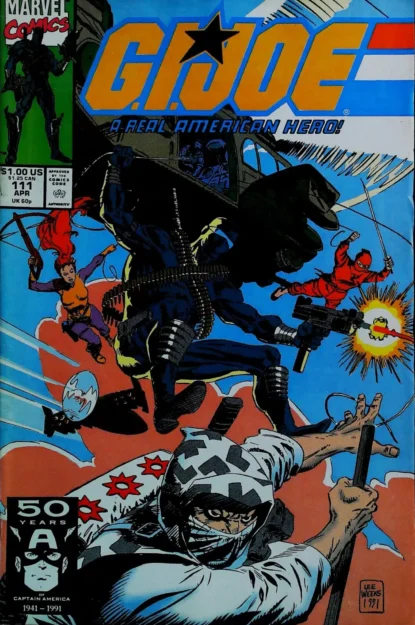 G.I. JOE: A REAL AMERICAN HERO (1982) #111 - Marvel - lecubeacomics.com Couverture de G.I. JOE: A REAL AMERICAN HERO (1982) #111 - par Lee Weeks - lecubeacomics.com