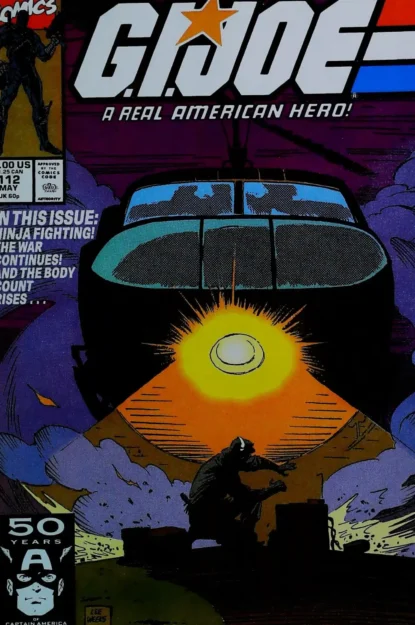 G.I. JOE: A REAL AMERICAN HERO (1982) #112 - Marvel - lecubeacomics.com Couverture de G.I. JOE: A REAL AMERICAN HERO (1982) #112 - par Lee Weeks - lecubeacomics.com