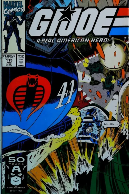 G.I. JOE: A REAL AMERICAN HERO (1982) #115 - Marvel - lecubeacomics.com Couverture de G.I. JOE: A REAL AMERICAN HERO (1982) #115 - par Greg Horn - lecubeacomics.com