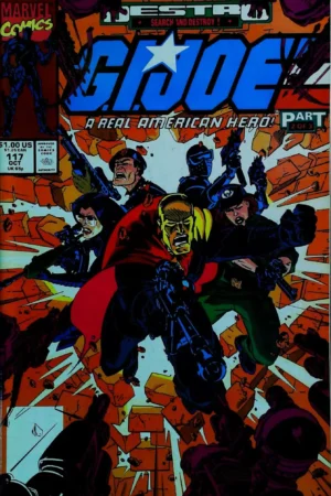 Couverture de G.I. JOE: A REAL AMERICAN HERO (1982) #117 - par Michael Golden - lecubeacomics.com