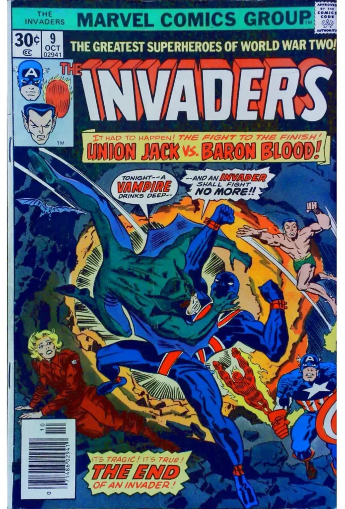 Invaders #9, vue de l'exemplaire