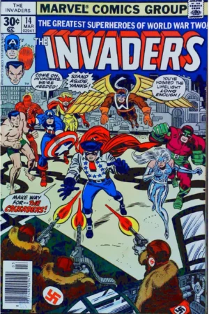 Couverture de INVADERS (1975) #14 - par Jack Kirby - lecubeacomics.com