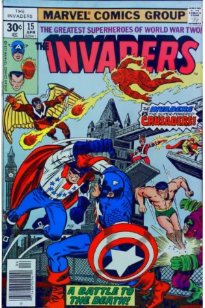Couverture de INVADERS (1975) #15 - par Gaspar Saladino - lecubeacomics.com