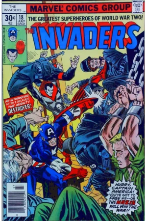 Couverture de INVADERS (1975) #18 - par Frank Giacoia - lecubeacomics.com