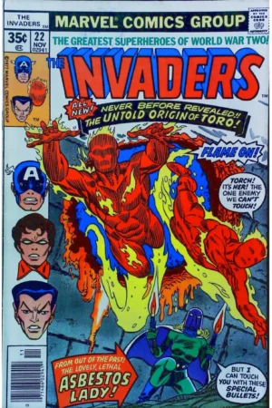 Couverture de INVADERS (1975) #22 - par Gil Kane - lecubeacomics.com