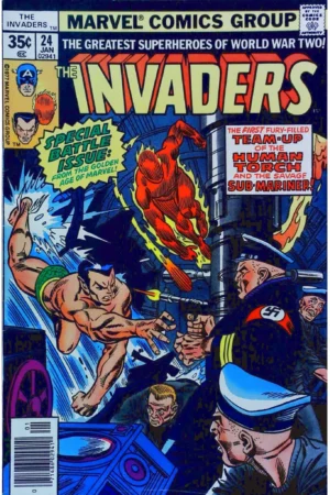 Couverture de INVADERS (1975) #24 - par Frank Giacoia - lecubeacomics.com