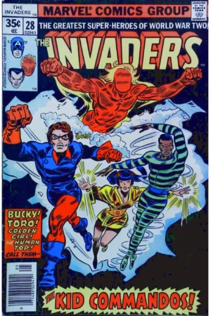 Couverture de INVADERS (1975) #28 - par Frank Robbins - lecubeacomics.com