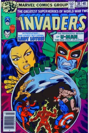 Couverture de INVADERS (1975) #38 - par Alan Kupperberg - lecubeacomics.com