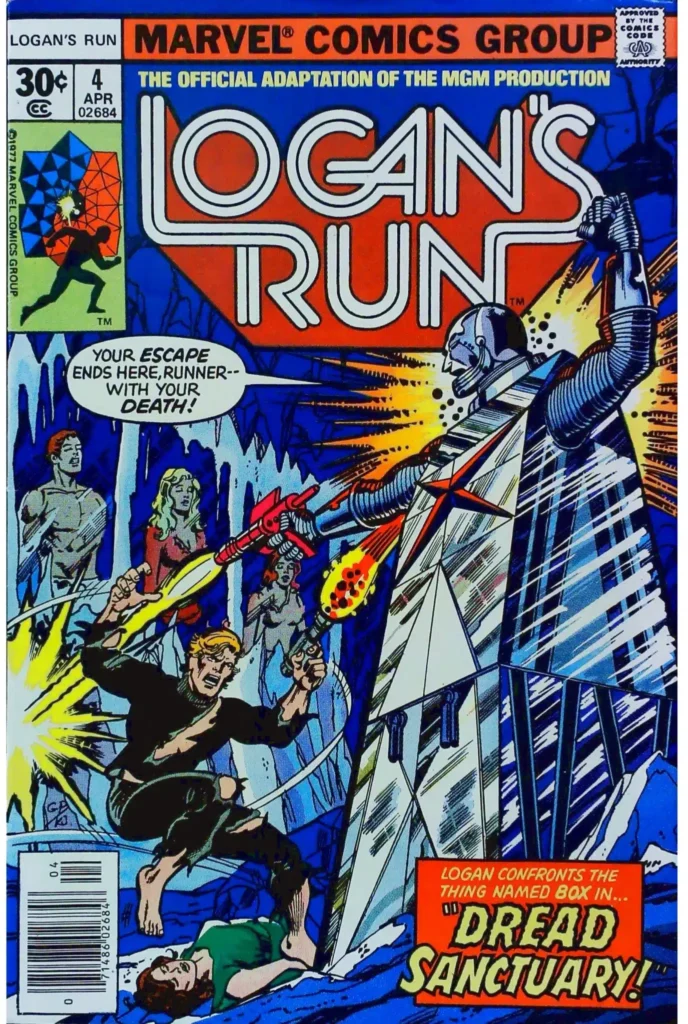 Logan's Run #4, vue de l'exemplaire