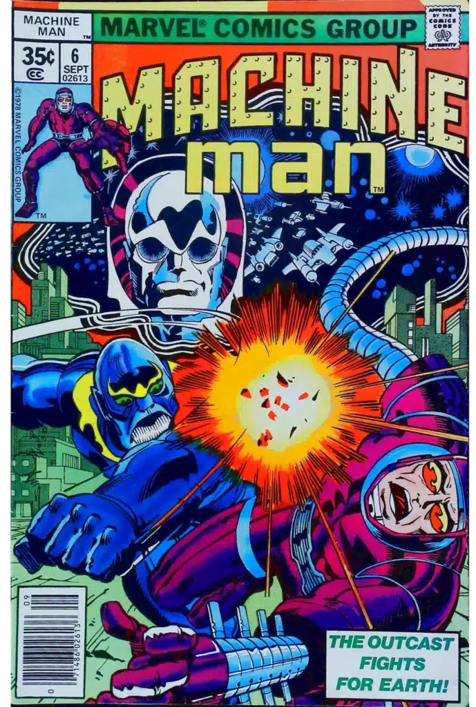 Machine Man #6, vue de l'exemplaire