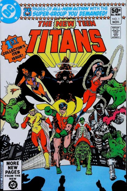 NEW TEEN TITANS (1980) #1 - DC Comics - lecubeacomics.com Couverture de NEW TEEN TITANS (1980) #1 - par Dick Giordano - lecubeacomics.com