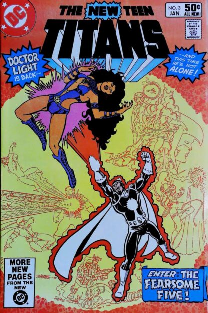 NEW TEEN TITANS (1980) #3 - DC Comics - lecubeacomics.com Couverture de NEW TEEN TITANS (1980) #3 - par George Perez - lecubeacomics.com