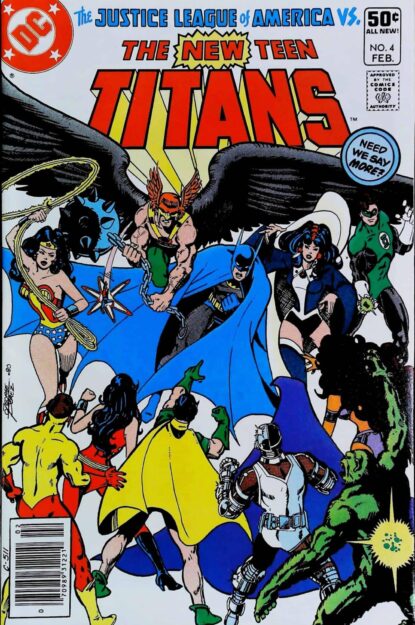 NEW TEEN TITANS (1980) #4 - DC Comics - lecubeacomics.com Couverture de NEW TEEN TITANS (1980) #4 - par George Perez - lecubeacomics.com