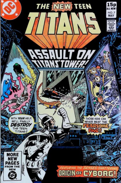 NEW TEEN TITANS (1980) #7 - DC Comics - lecubeacomics.com Couverture de NEW TEEN TITANS (1980) #7 - par George Perez - lecubeacomics.com