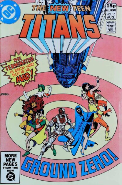 NEW TEEN TITANS (1980) #10 - DC Comics - lecubeacomics.com Couverture de NEW TEEN TITANS (1980) #10 - par George Perez - lecubeacomics.com