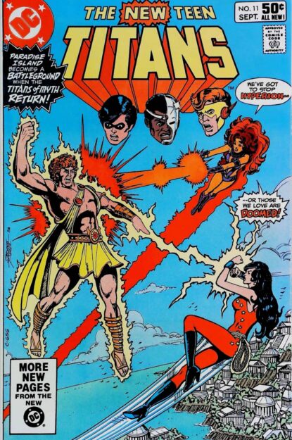 NEW TEEN TITANS (1980) #11 - DC Comics - lecubeacomics.com Couverture de NEW TEEN TITANS (1980) #11 - par George Perez - lecubeacomics.com