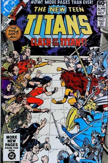 NEW TEEN TITANS (1980) #12 - DC Comics - lecubeacomics.com Couverture de NEW TEEN TITANS (1980) #12 - par George Perez - lecubeacomics.com