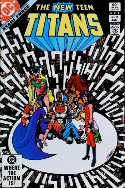 NEW TEEN TITANS (1980) #27 - DC Comics - lecubeacomics.com Couverture de NEW TEEN TITANS (1980) #27 - par George Perez - lecubeacomics.com