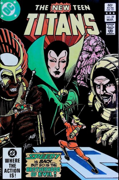 NEW TEEN TITANS (1980) #29 - DC Comics - lecubeacomics.com Couverture de NEW TEEN TITANS (1980) #29 - par George Perez - lecubeacomics.com