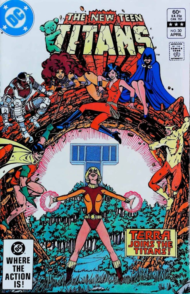 New Teen Titans #30, vue de l'exemplaire