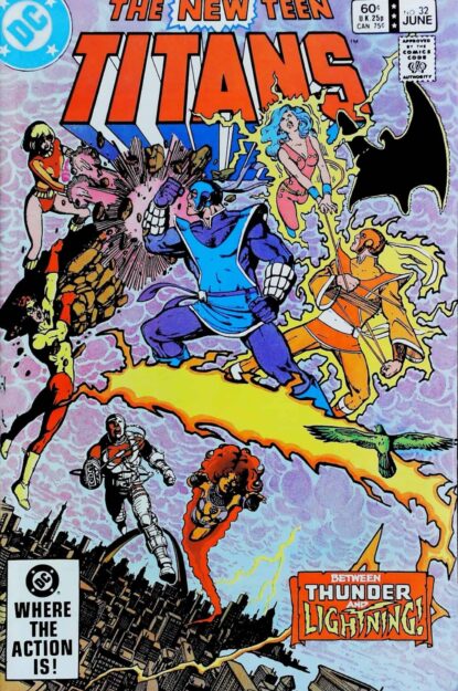 NEW TEEN TITANS (1980) #32 - DC Comics - lecubeacomics.com Couverture de NEW TEEN TITANS (1980) #32 - par George Perez - lecubeacomics.com