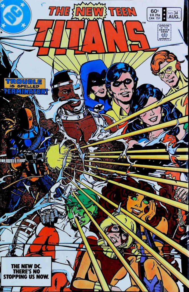 New Teen Titans #34, vue de l'exemplaire