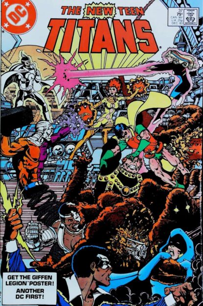 NEW TEEN TITANS (1980) #37 - DC Comics - lecubeacomics.com Couverture de NEW TEEN TITANS (1980) #37 - par George Perez - lecubeacomics.com