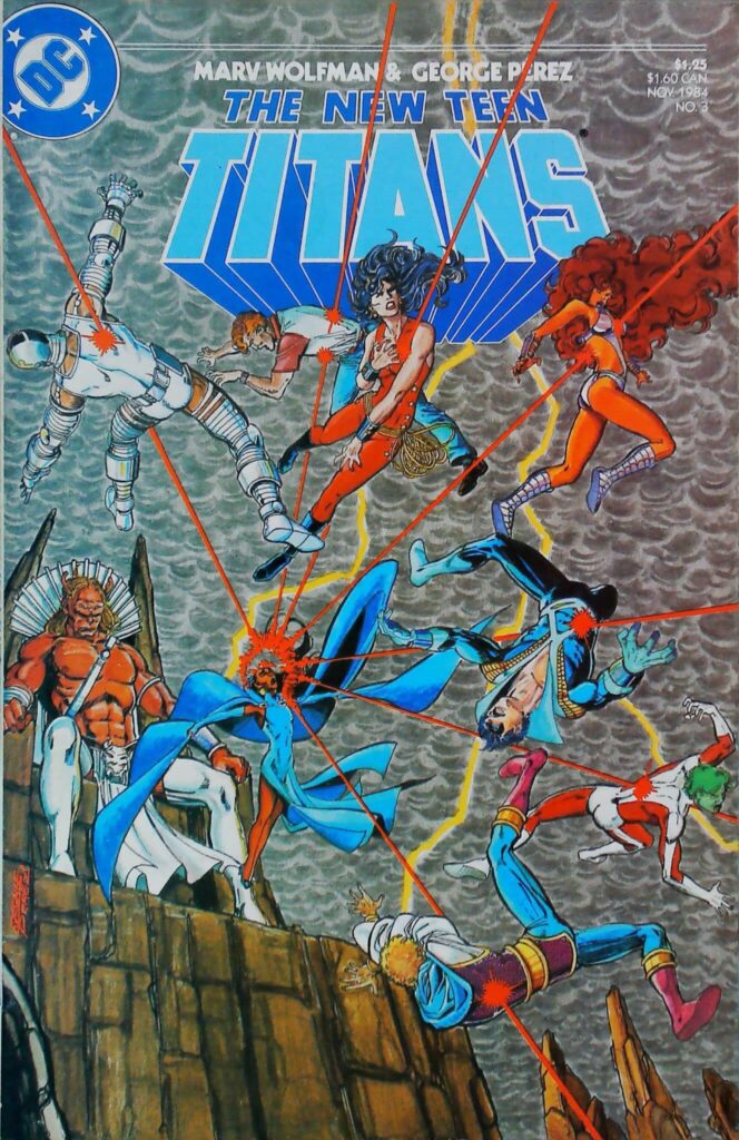 New Teen Titans #3, vue de l'exemplaire