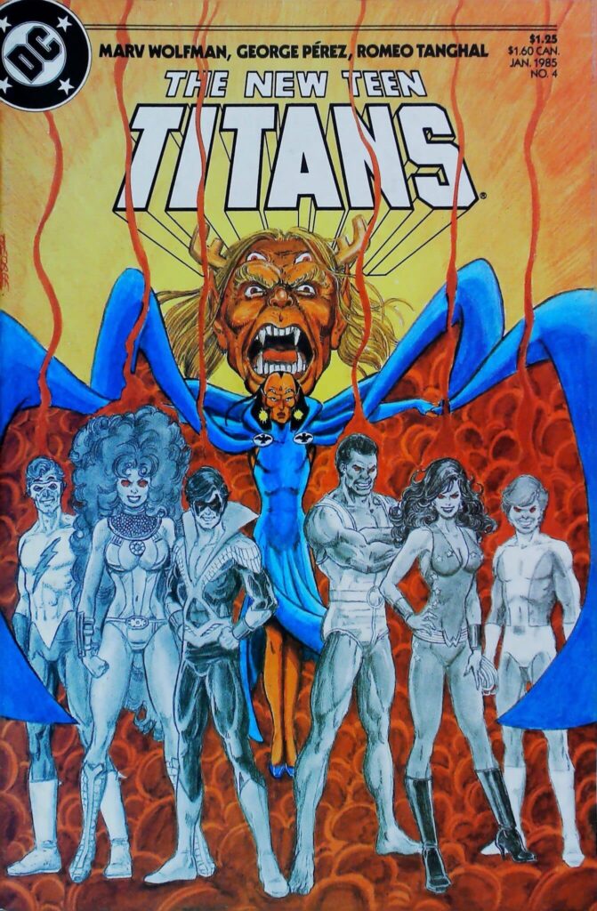 New Teen Titans #4, vue de l'exemplaire