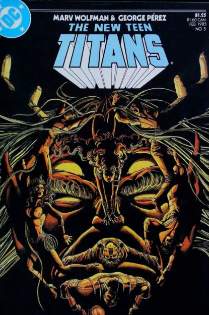 NEW TEEN TITANS (1984) #5 - DC Comics - lecubeacomics.com Couverture de NEW TEEN TITANS (1984) #5 - par George Perez - lecubeacomics.com