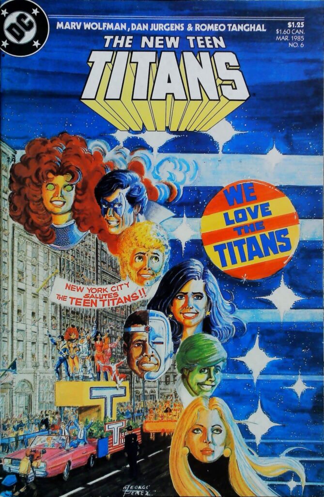 New Teen Titans #6, vue de l'exemplaire
