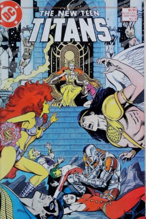 Couverture de NEW TEEN TITANS (1984) #8 - par Eduardo Barreto - lecubeacomics.com