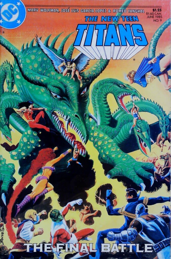 New Teen Titans #9, vue de l'exemplaire