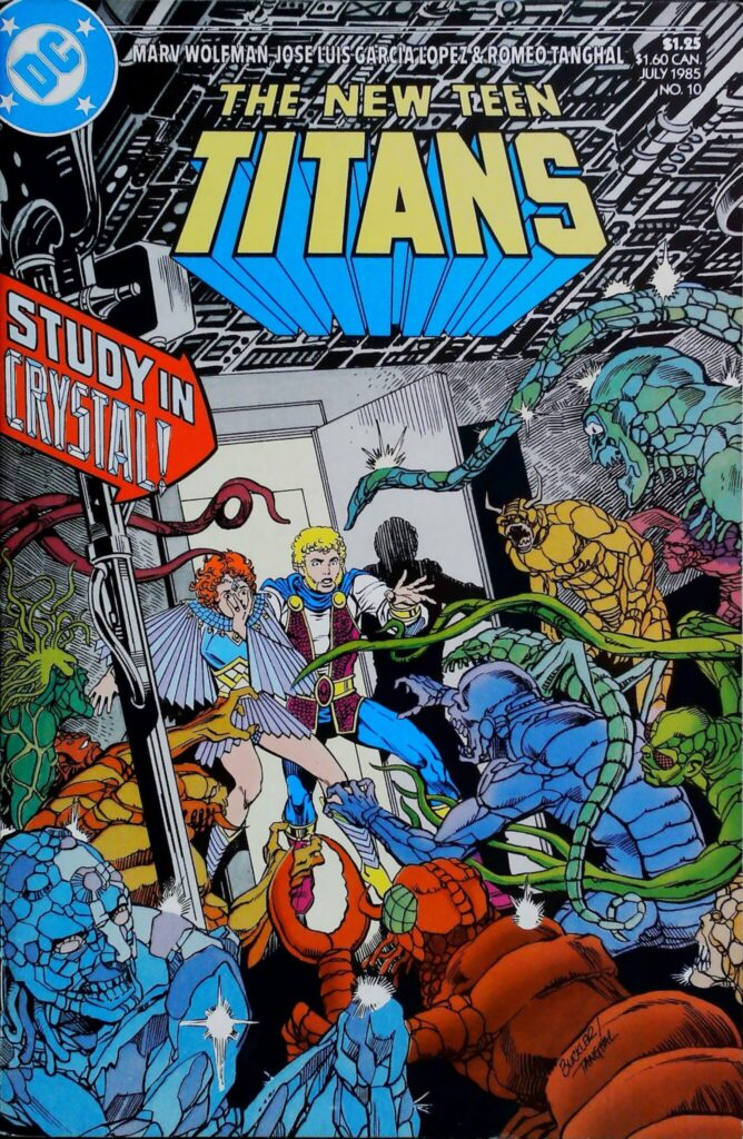 New Teen Titans #10, vue de l'exemplaire