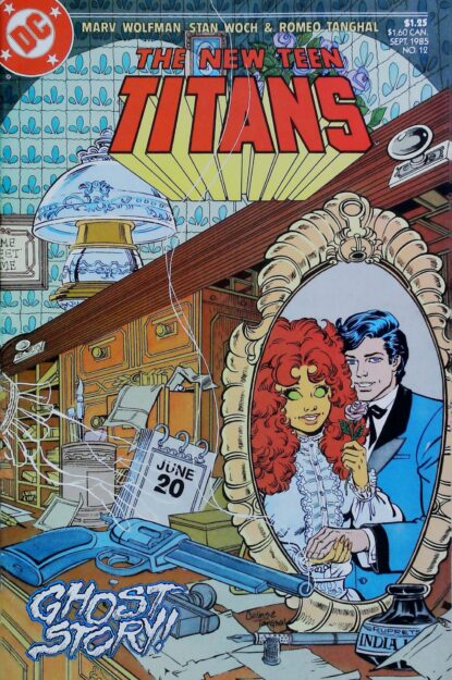 NEW TEEN TITANS (1984) #12 - DC Comics - lecubeacomics.com Couverture de NEW TEEN TITANS (1984) #12 - par Gaspar Saladino - lecubeacomics.com