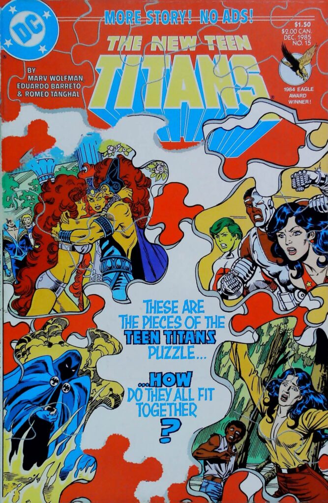 New Teen Titans #15, vue de l'exemplaire