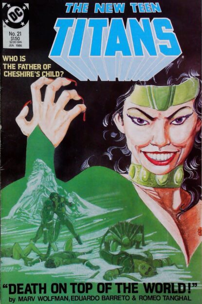 NEW TEEN TITANS (1984) #21 - DC Comics - lecubeacomics.com Couverture de NEW TEEN TITANS (1984) #21 - par George Perez - lecubeacomics.com