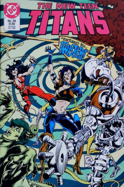 NEW TEEN TITANS (1984) #26 - DC Comics - lecubeacomics.com Couverture de NEW TEEN TITANS (1984) #26 - par Anthony Tollin - lecubeacomics.com
