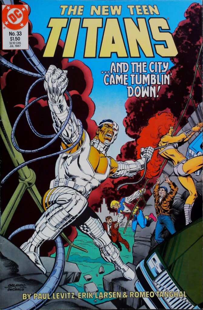 New Teen Titans #33, vue de l'exemplaire