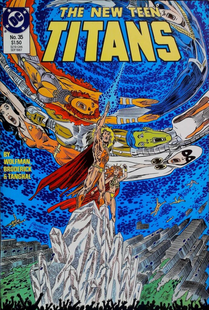 New Teen Titans #35, vue de l'exemplaire
