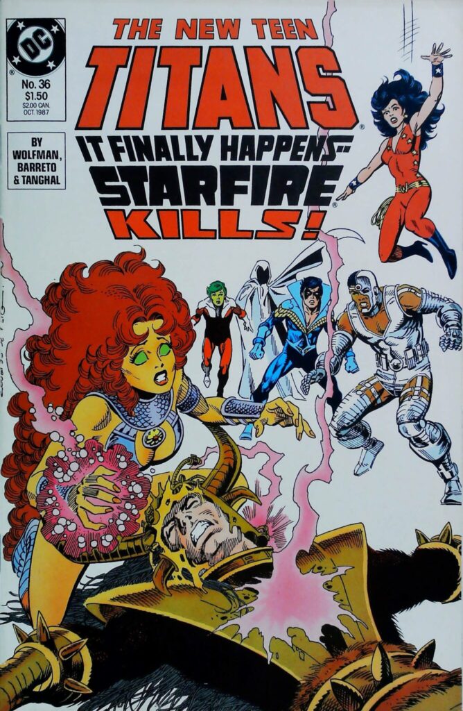 New Teen Titans #36, vue de l'exemplaire