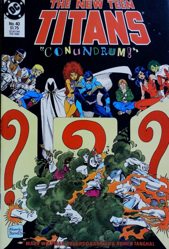New Teen Titans #40, vue de l'exemplaire